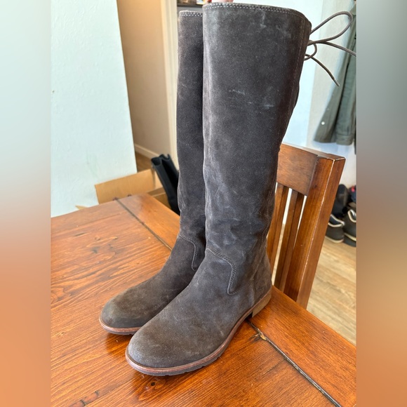 NWT** Sofft Sharnell II Suede Tall Lace Boot *damage* - Picture 4 of 10